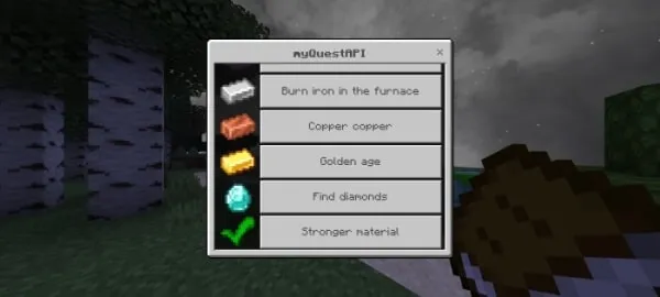 myQuestAPI UI Screenshot 1