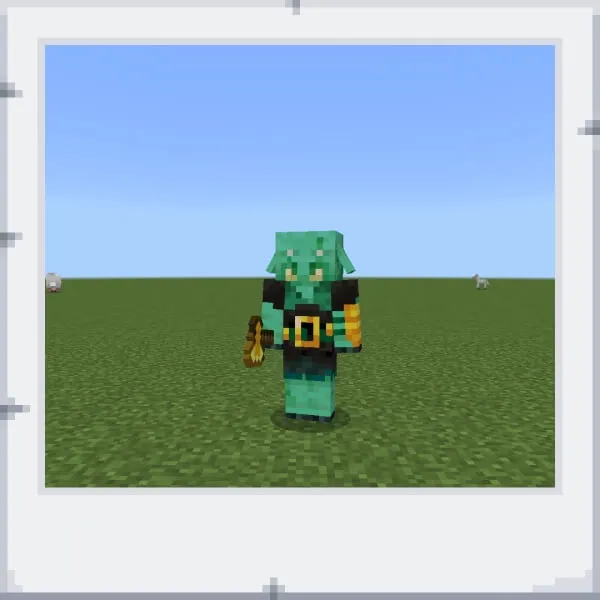 Screenshot of Piglin brute.