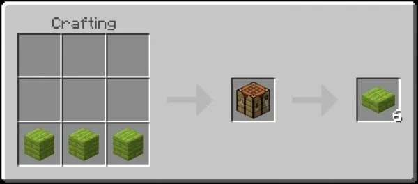 Mosshroom Slab Recipe