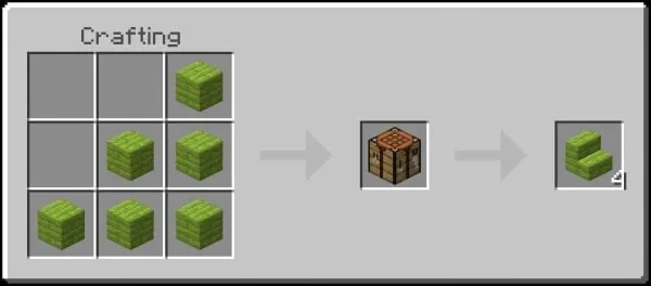 Mosshroom Stairs Recipes