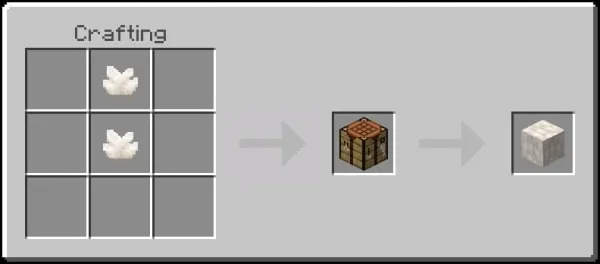 Quartz Crystal Block Recipe