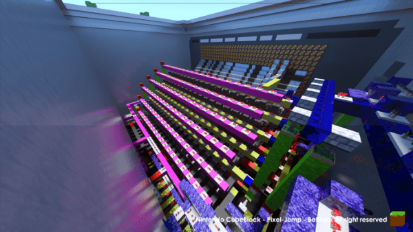 Pixel-Jump redstone (screenshot 2)
