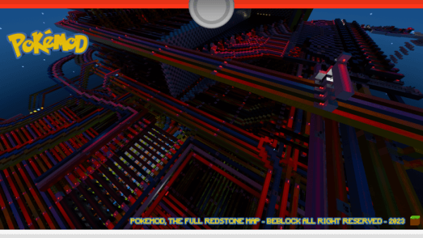 Redstone system on the Pokemod map (screenshot 3)