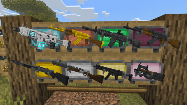 All guns from addon on the Weapon Displays
