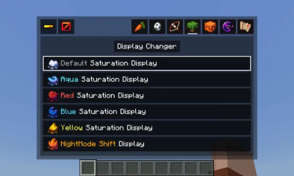 Display Changer Menu