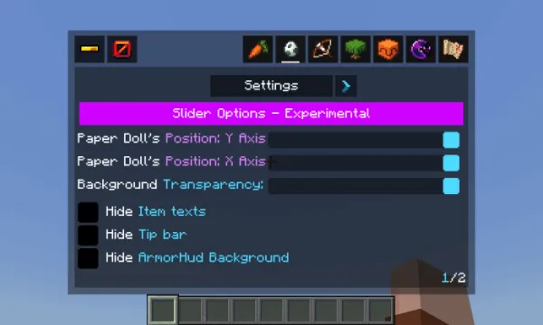 Utility UI Pack Settings