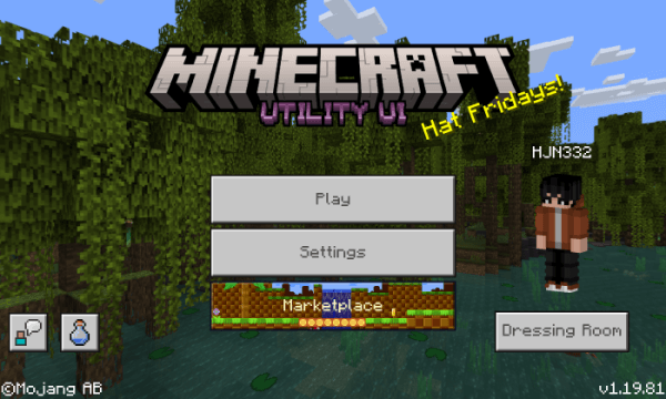 Main Screen with Utility UI