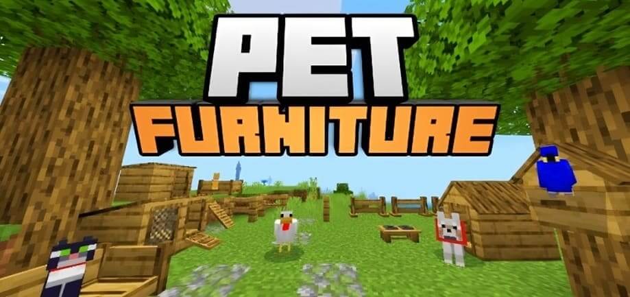 Pet Furniture Addon For Minecraft   Pet Furniture Main Cover June 22 Update 