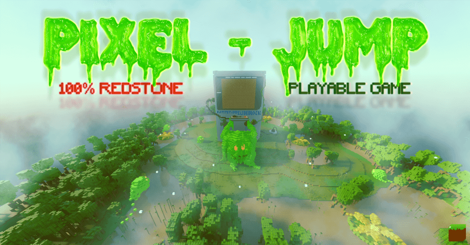 Thumbnail: Pixel-Jump - Custom Game - Full Redstone