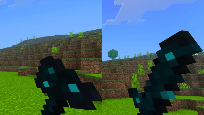 Sculk Axe and Sword