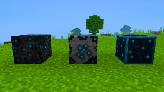 Diamond Blocks with Sculk Texture