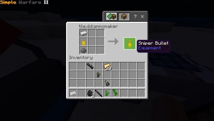 Sniper Bullet recipe