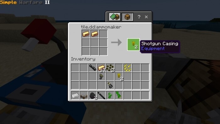 Shotgun Casing recipe