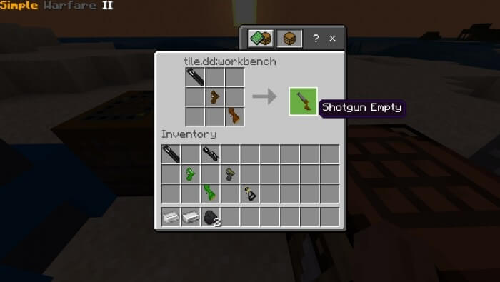 Shotgun empty recipe