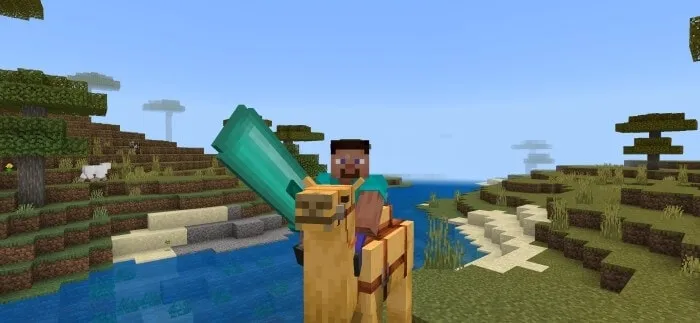 Camel and Diamond Sword