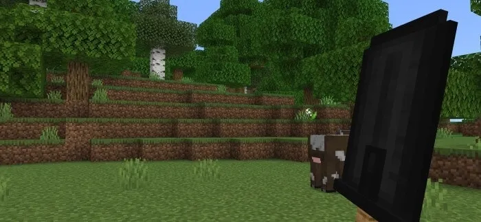 Big Netherite Sword from the first person