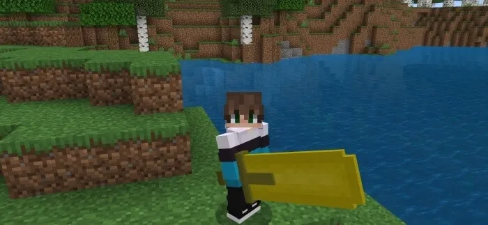 Big Gold Sword from the front