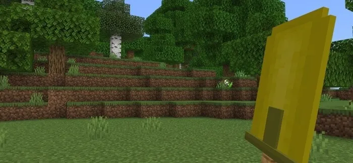 Big Gold Sword from the first person