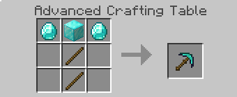 Advanced Diamond Pickaxe Recipe