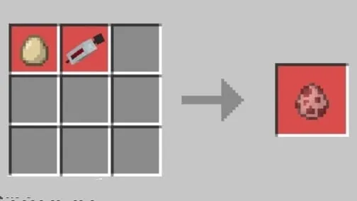 Chicken spawn egg recipe