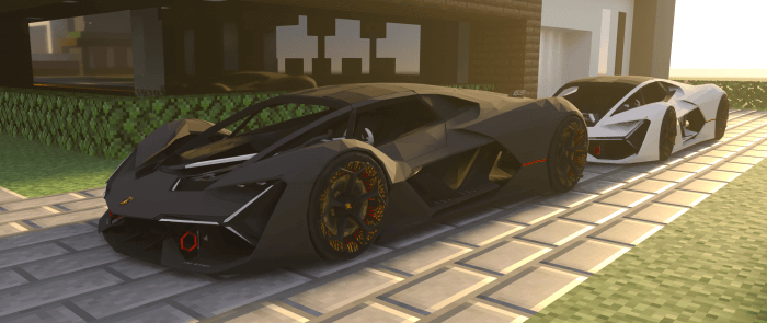 Lamborghini Terzo Millenio Addon for Minecraft