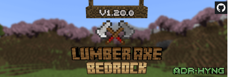 Thumbnail: Lumber Axe Bedrock (v1.20.6x)