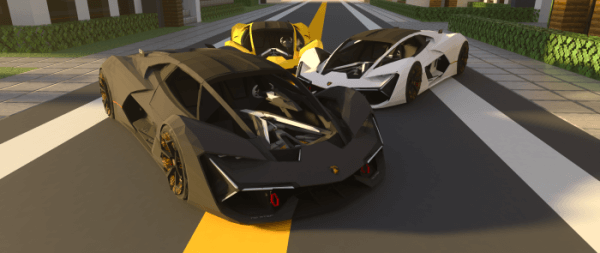 Black, White and Yellow Lamborghini Terzo Millenio