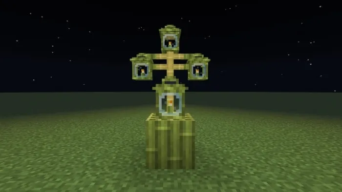 Bamboo Wood Lantern