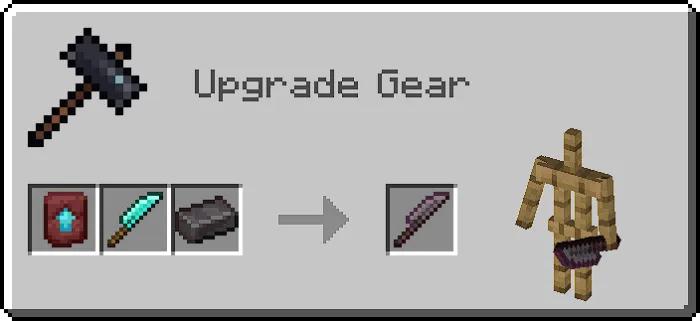 Netherite Kitchen Knife Recipe