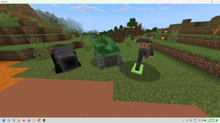 Cannon, Tank and Toy Soldier