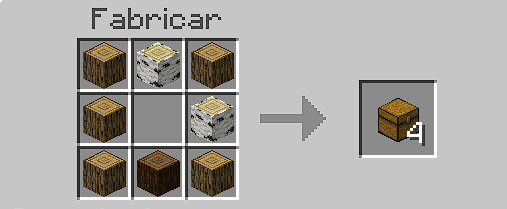 Chest Recipe from Logs