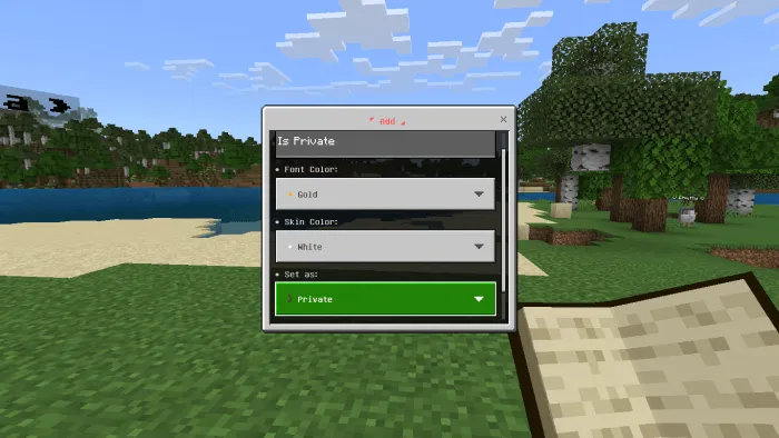 Adding Private Location
