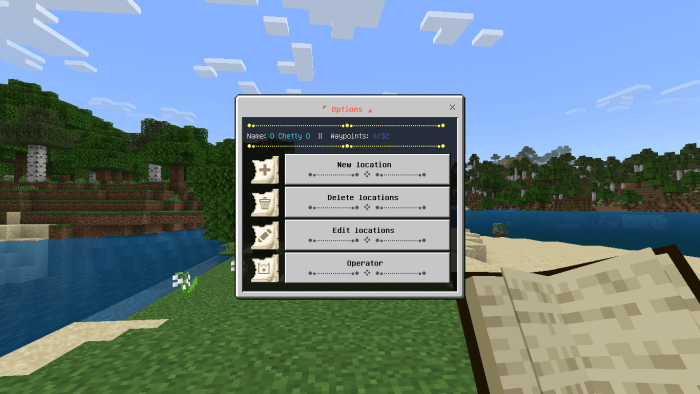How to make waypoints on a map in vanilla Minecraft