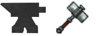Froging Anvil & Iron Hammer