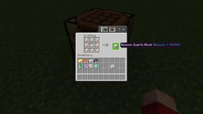 Beacon Quartz Block Recipe