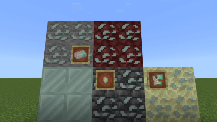 Bismuth Ore, Ingot and Blocks