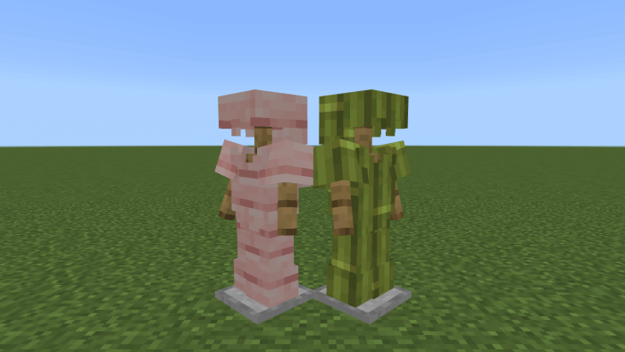 Cherry and Bamboo Planks Armor