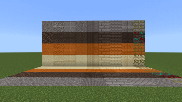 Soul Sand Stone and Gravel Stone blocks