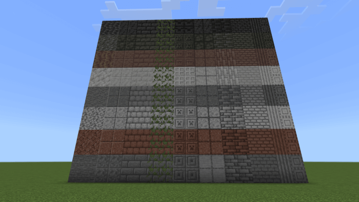 Tuff, Calcite and Dripstone Blocks, Granite, Diorite and Andesite Blocks