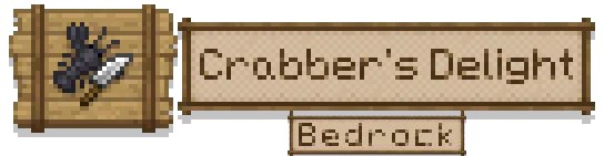 Crabber's Delight Bedrock Addon Logo