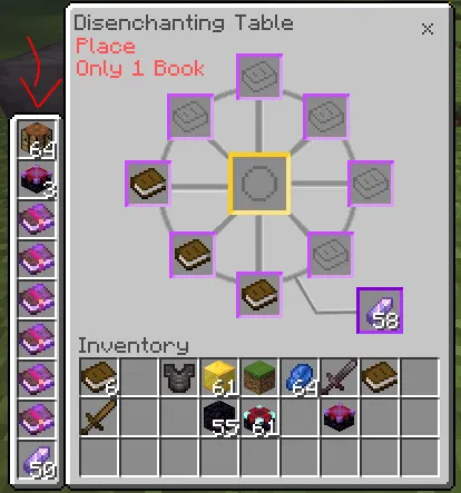 Disenchanter Table Pocket UI