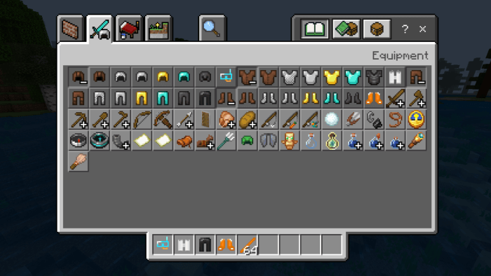 Items in the Inventory