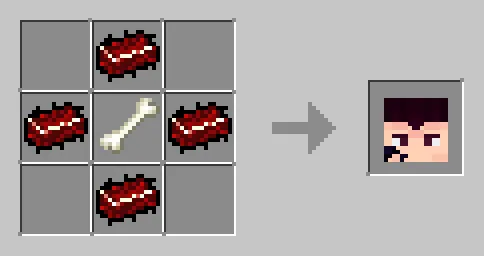 Example character craft recipe