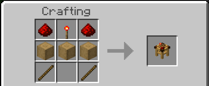 New Crafting Table Recipe