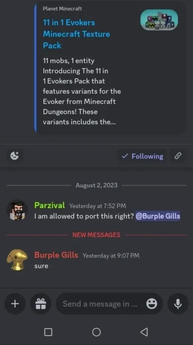Owner's Permission
