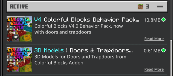 3D Model Addon Behavior Packs