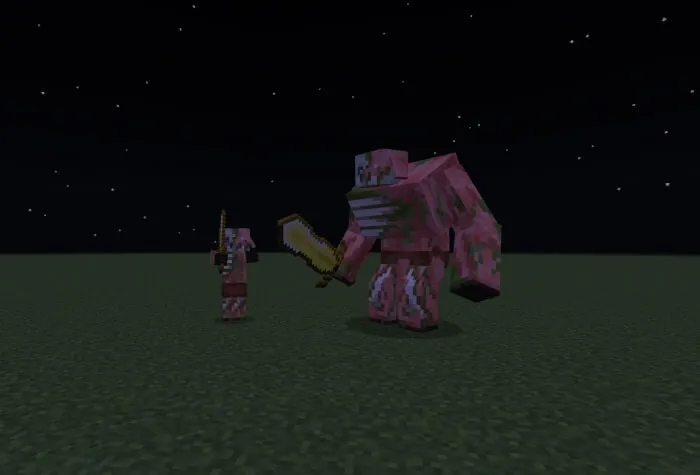 Zombified Piglin and Mutant Zombified Piglin