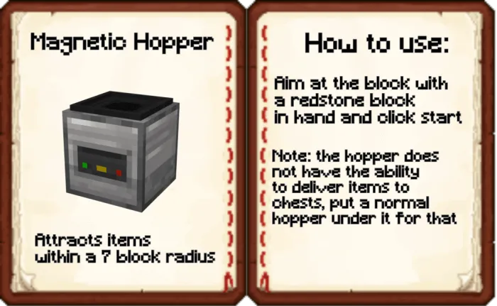 Magnetic Hopper