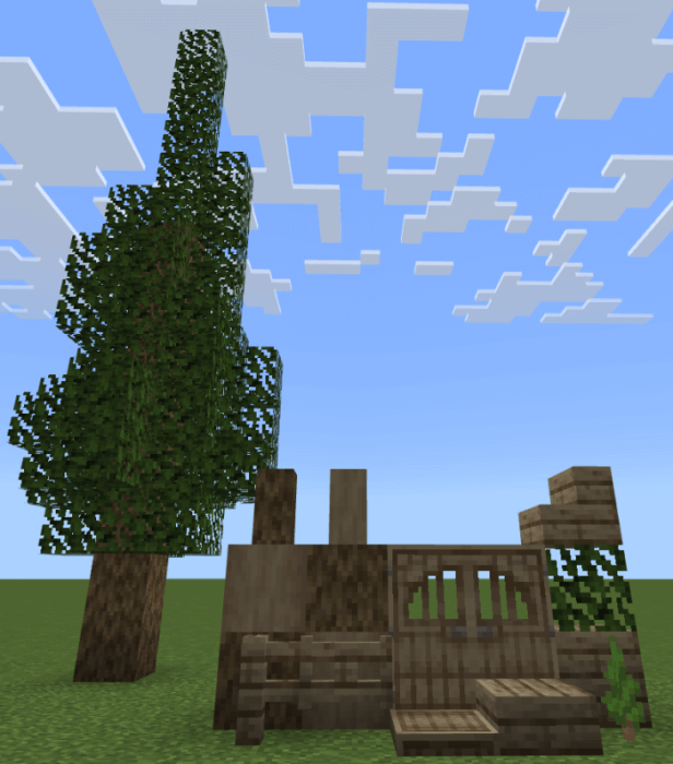 Cypress Tree and blocks