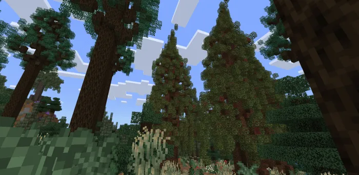 Mega Taiga biome (screenshot 1)
